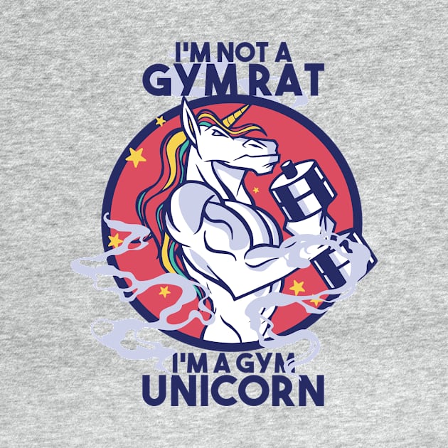 Gym Unicorn weightlifter by 2P-Design